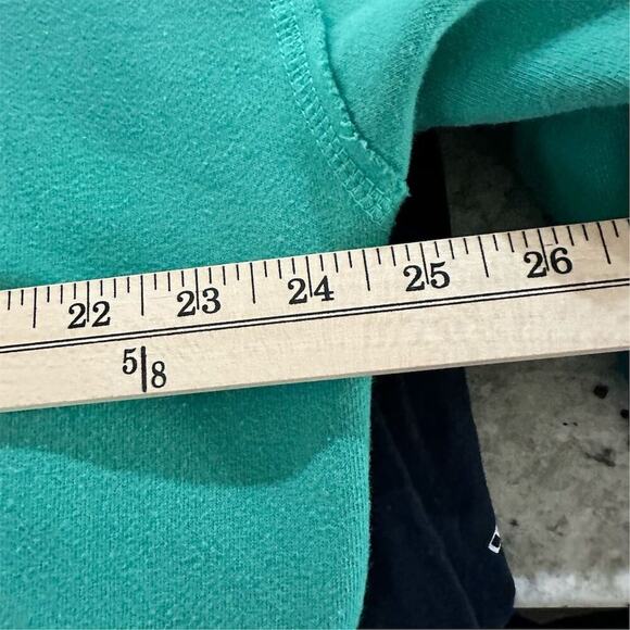 American Eagle Unisex XS Green Graphic Crewneck Pullover Sweater - Picture 3 of 10